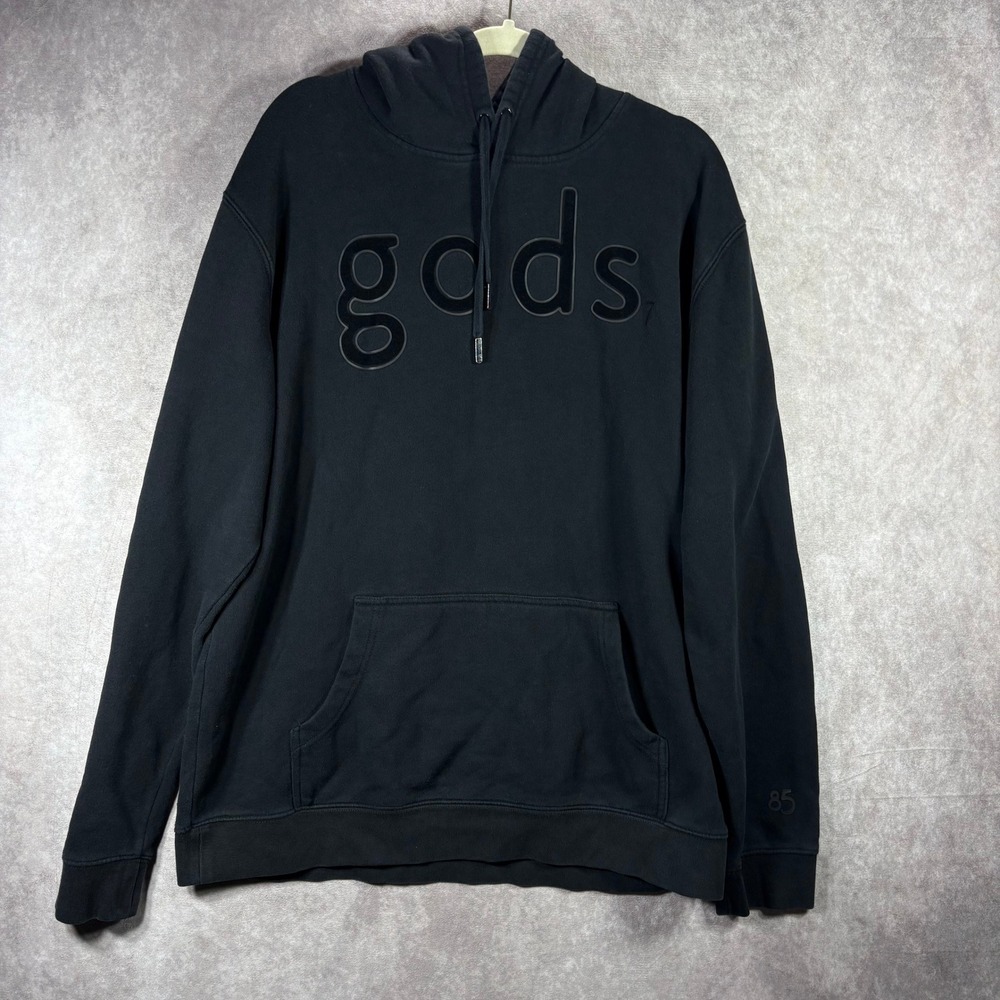 Amir James Hoodie Mens XL Black Gods 7 85 Pullover Sweatshirt Streetwear USA